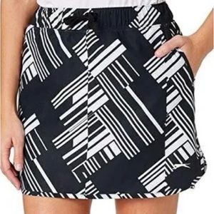 Slazenger Black and White Golf Skirt